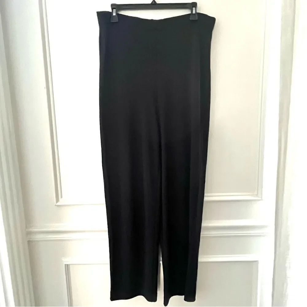 Emanuel Ungaro Womens Pull On Rayon Dress Pants, Size‎ Large NWT